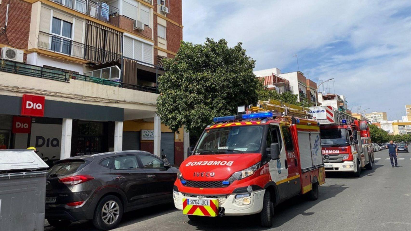 Imagen de archivo de efectivos de Bomberos de Sevilla.