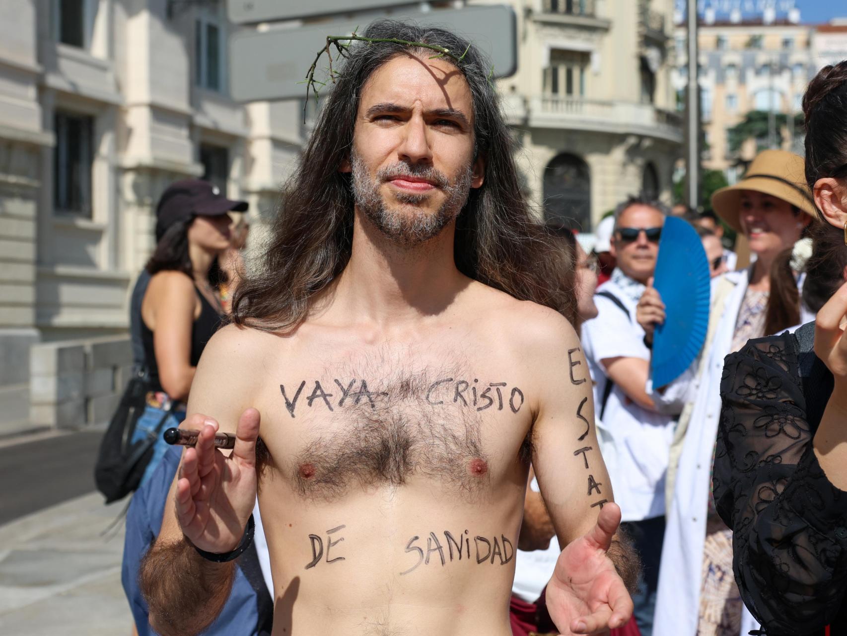 La huelga nacional de médicos, en imágenes