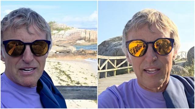Calleja se rinde ante el encanto de Galicia: Mirad qué pasada, mirad qué cosa guapa hay aquí